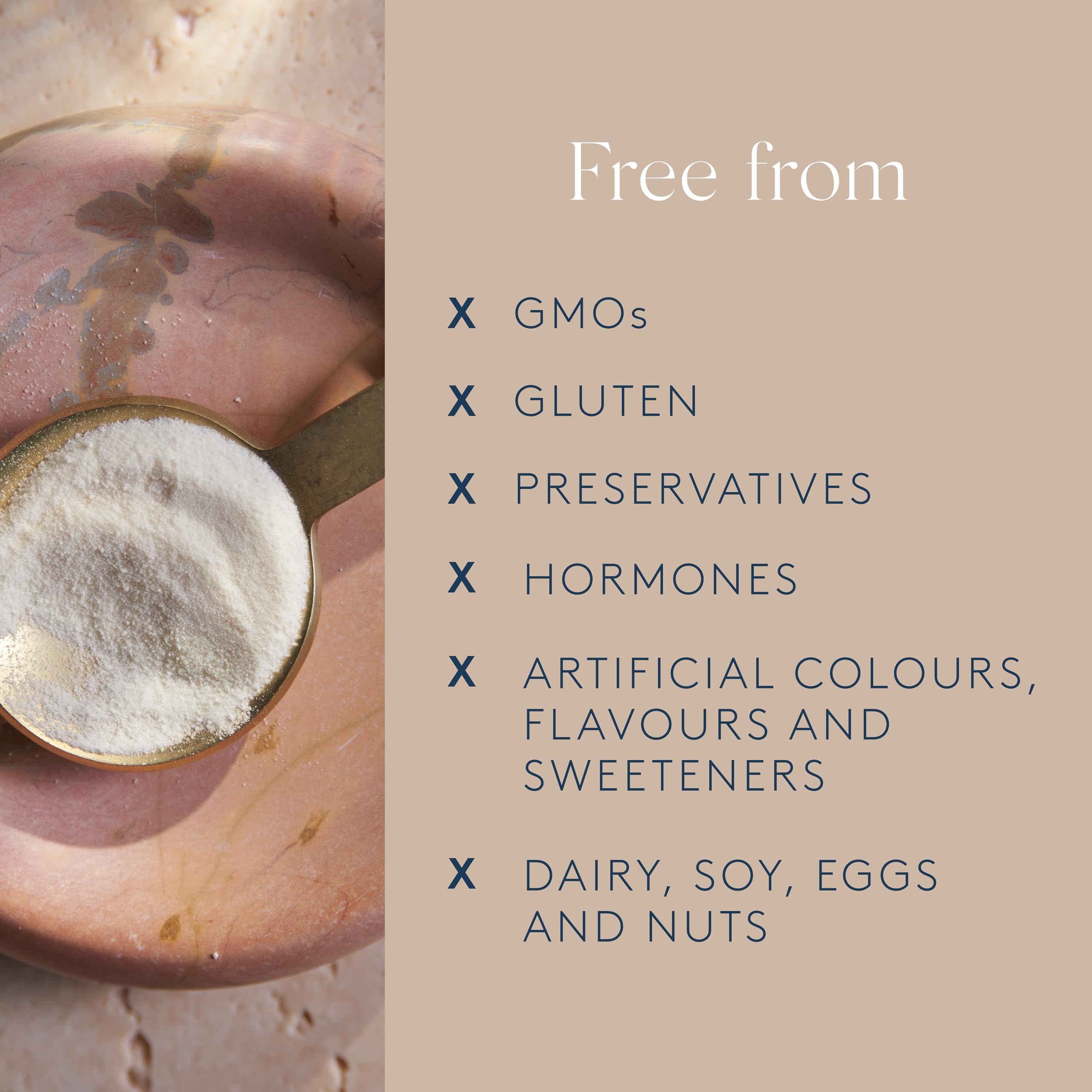 DOSE & CO Pure Collagen Peptides – Unflavored Powder, 10oz | Hair, Skin & Nails