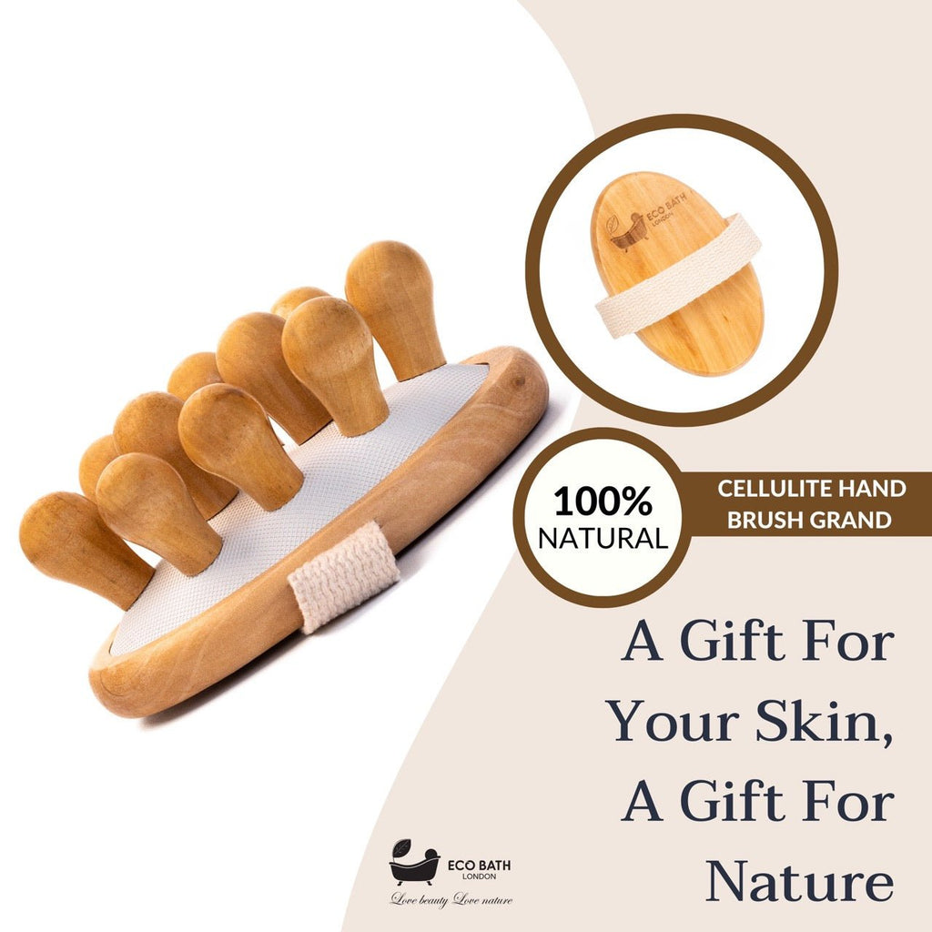 Eco Bath London Cellulite Hand Brush Grand - Cellulite Treatment Brush