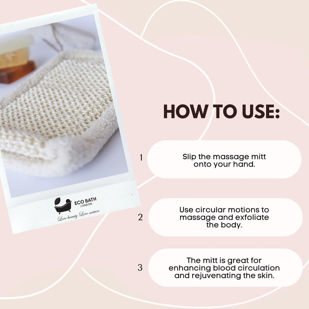 Eco Bath London Bamboo and Cotton Massage Mitt