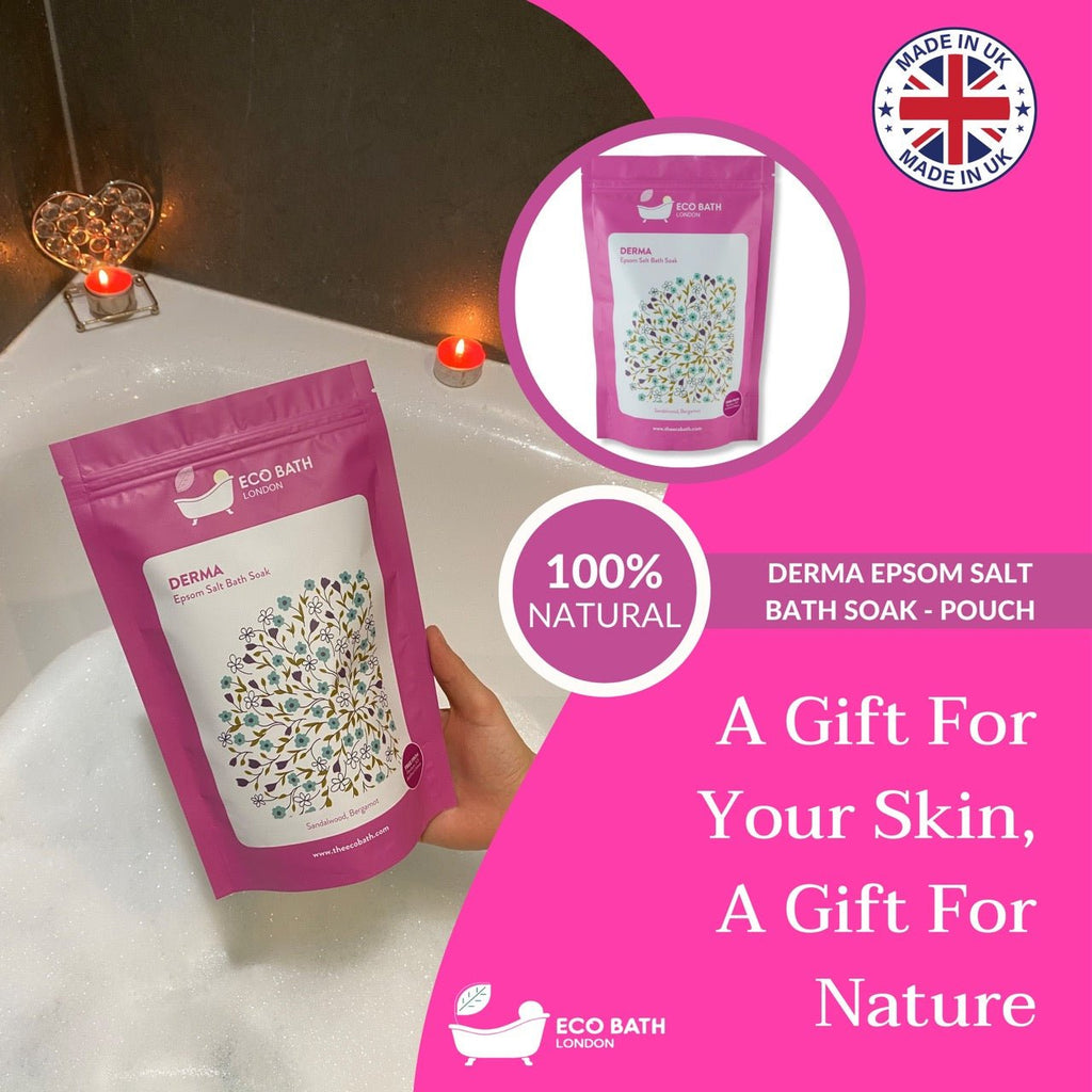 Eco Bath London Derma Epsom Salt Bath Soak - Pouch | 500g & 1000g