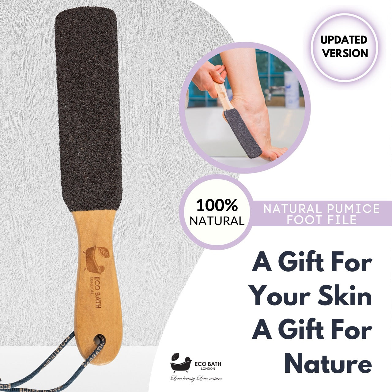 Eco Bath Natural Pumice Foot Files