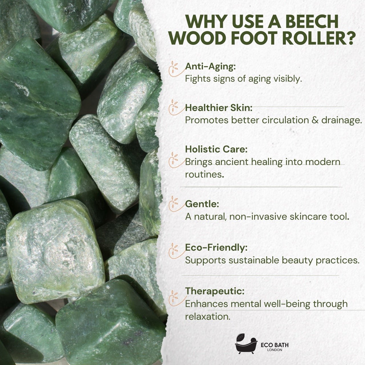 Eco Bath Jade Face Roller