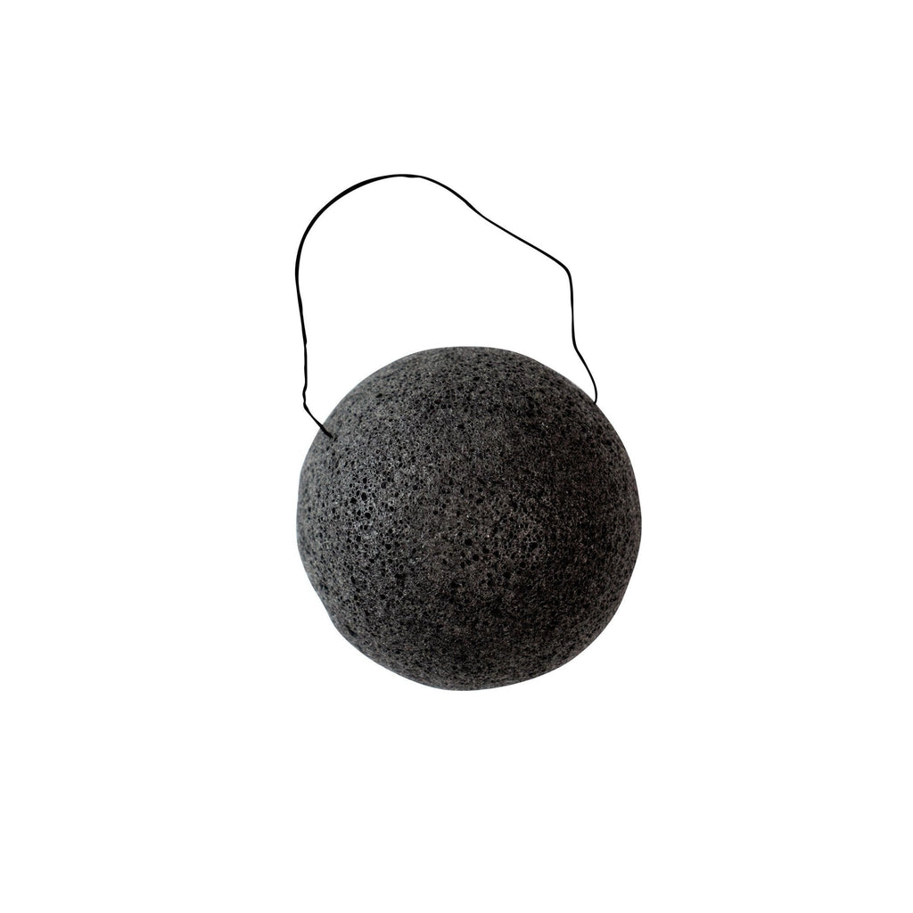 Eco Bath London Konjac Sponge Charcoal - Natural Exfoliating Sponge for Facial Deep Cleansing by Eco Bath London | The Hackers Market