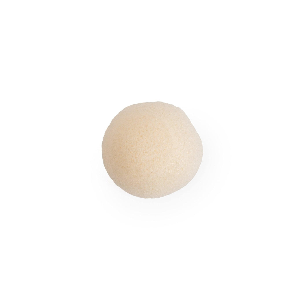 Eco Bath London Konjac Sponge Natural White - Natural Exfoliating Sponge for Facial Deep Cleansing, Gentle Face Cleansing Facial Sponge
