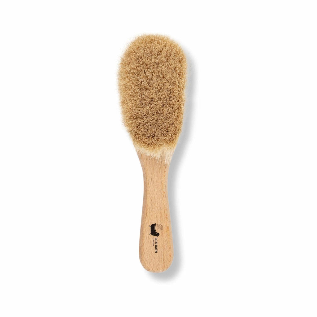 Eco Bath London Baby Brush with Goat Hair - Ultra Soft Baby Bath Brush for Newborns