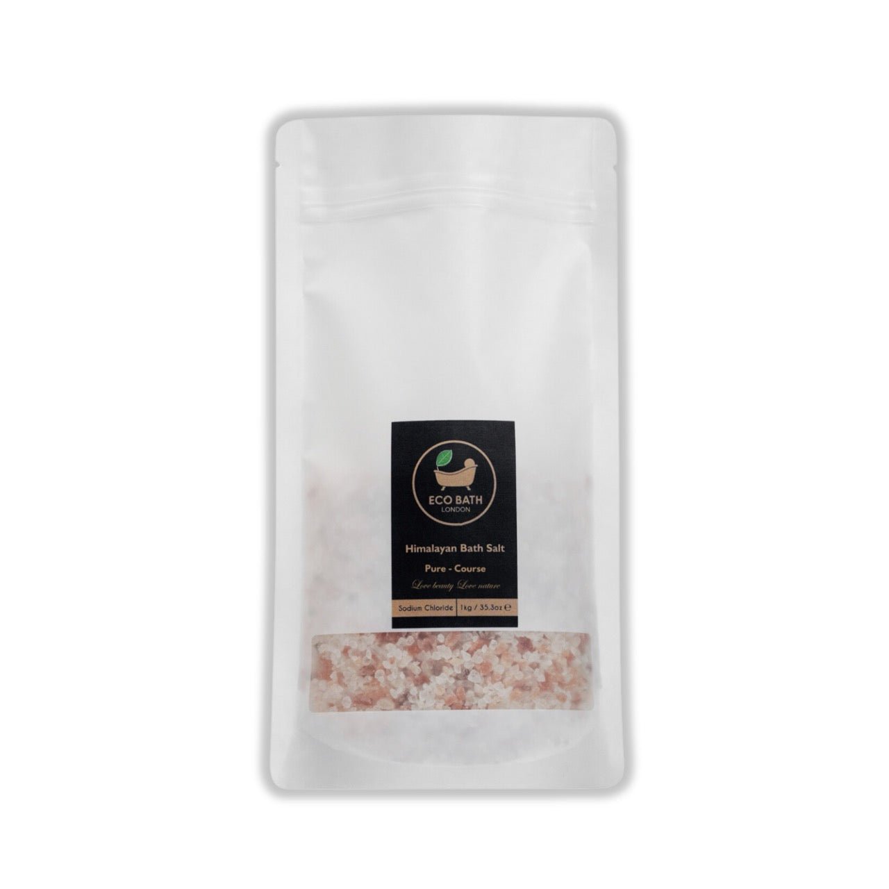 Eco Bath London Himalayan Bath Salt Coarse Plain - 1 KG