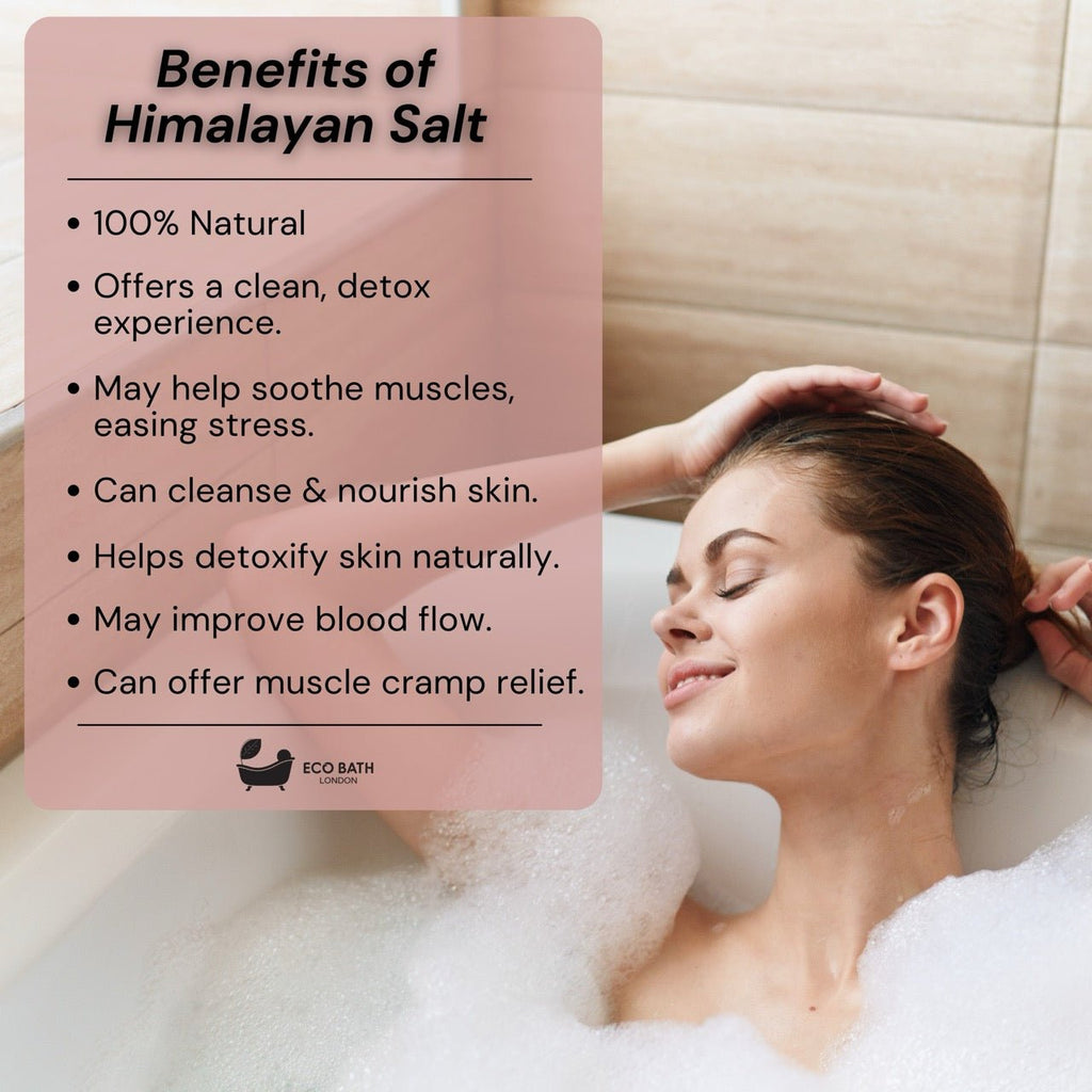 Eco Bath London Lavender Himalayan Bath Salt 300g - Pink Himalayan Bath Salt Infused with Lavender by Eco Bath London | The Hackers Market