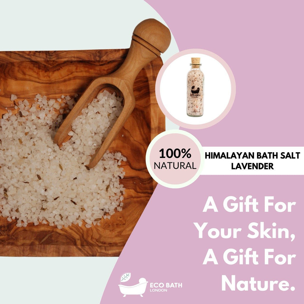 Eco Bath London Lavender Himalayan Bath Salt 300g - Pink Himalayan Bath Salt Infused with Lavender by Eco Bath London | The Hackers Market