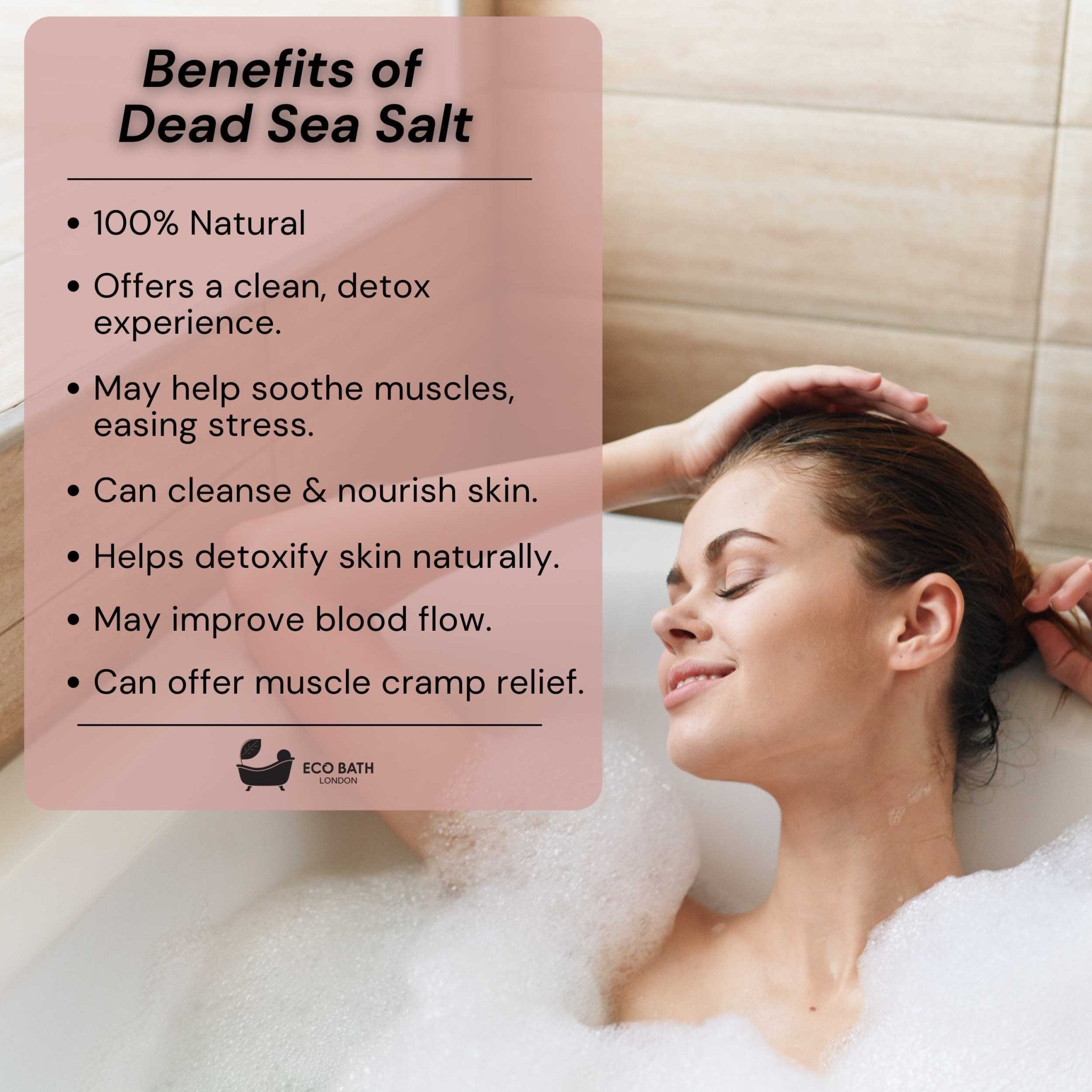 Eco Bath London Stress Relief Dead Sea Salt (300g)