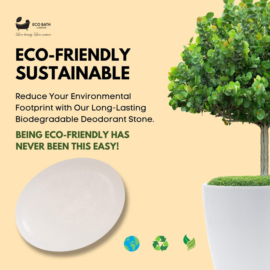 Eco Bath Natural Deodorant Stone (160gr) by Eco Bath London | The Hackers Market