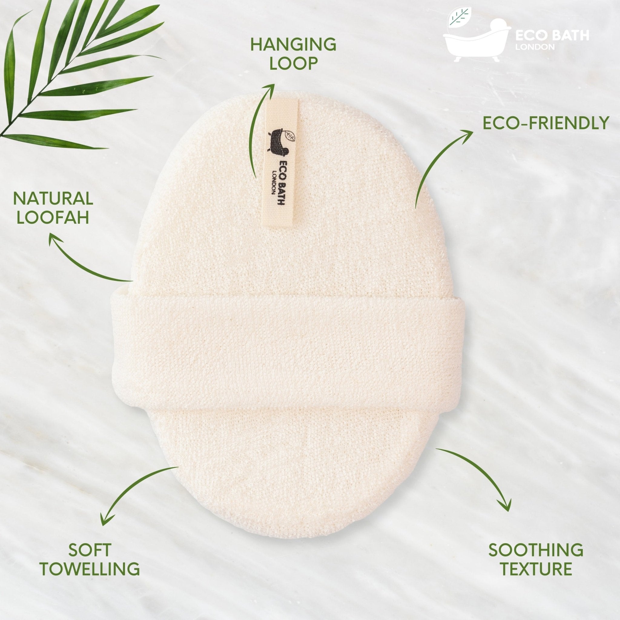 Eco Bath London Natural Loofah Bath Scrubber by Eco Bath London | The Hackers Market