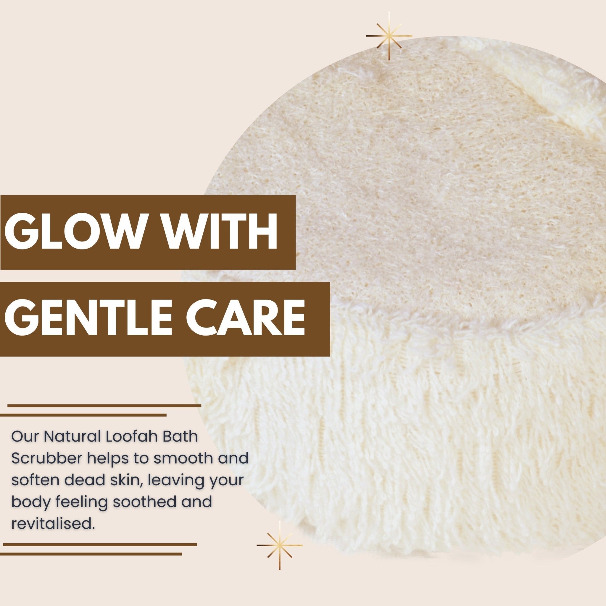 Eco Bath London Natural Loofah Bath Scrubber by Eco Bath London | The Hackers Market