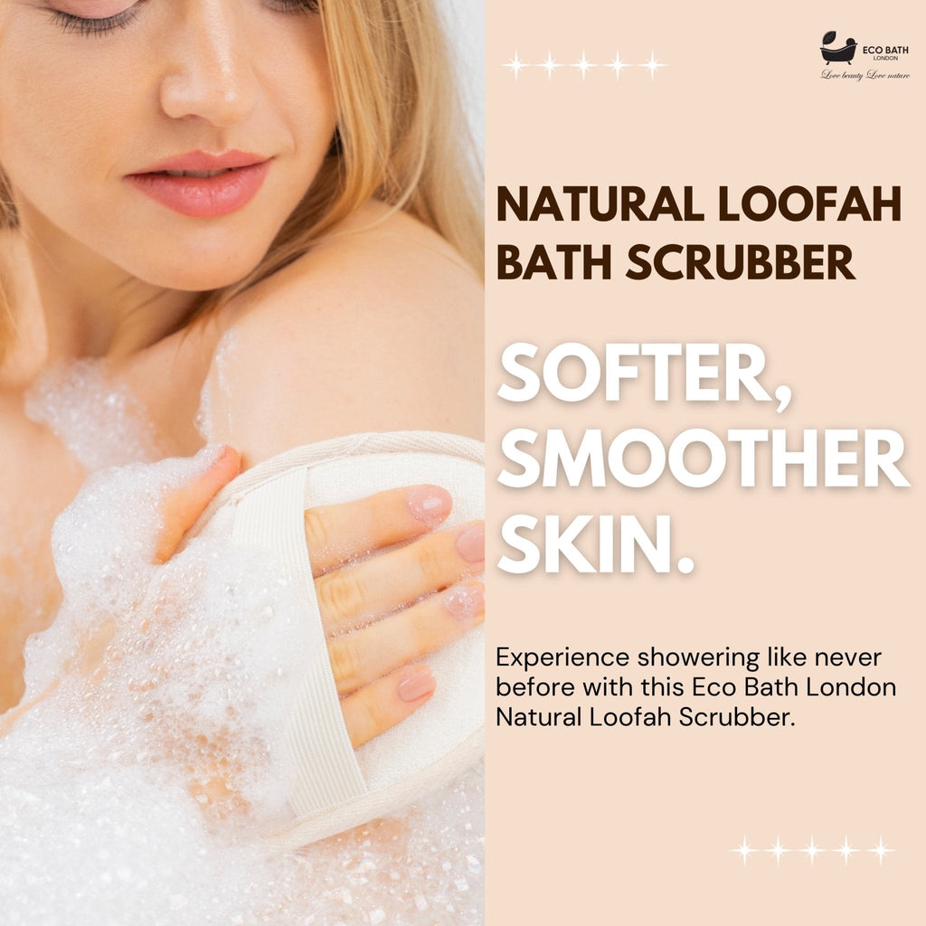 Eco Bath London Natural Loofah Bath Scrubber by Eco Bath London | The Hackers Market