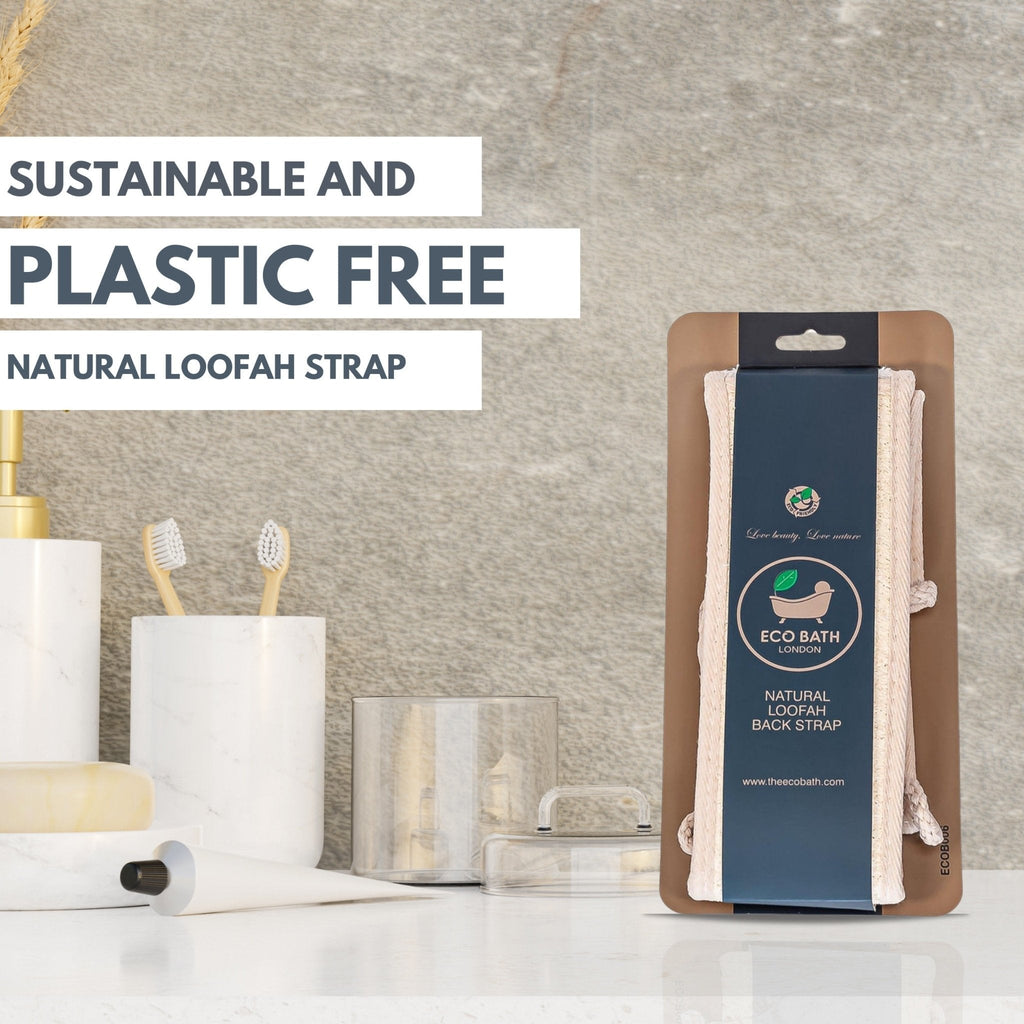 Eco Bath London Natural Loofah Strap - Premium Back Scrubber for Deep Exfoliation by Eco Bath London | The Hackers Market