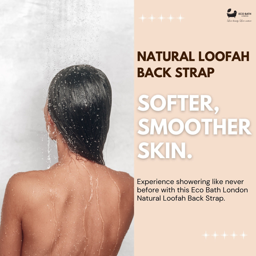 Eco Bath London Natural Loofah Strap - Premium Back Scrubber for Deep Exfoliation by Eco Bath London | The Hackers Market
