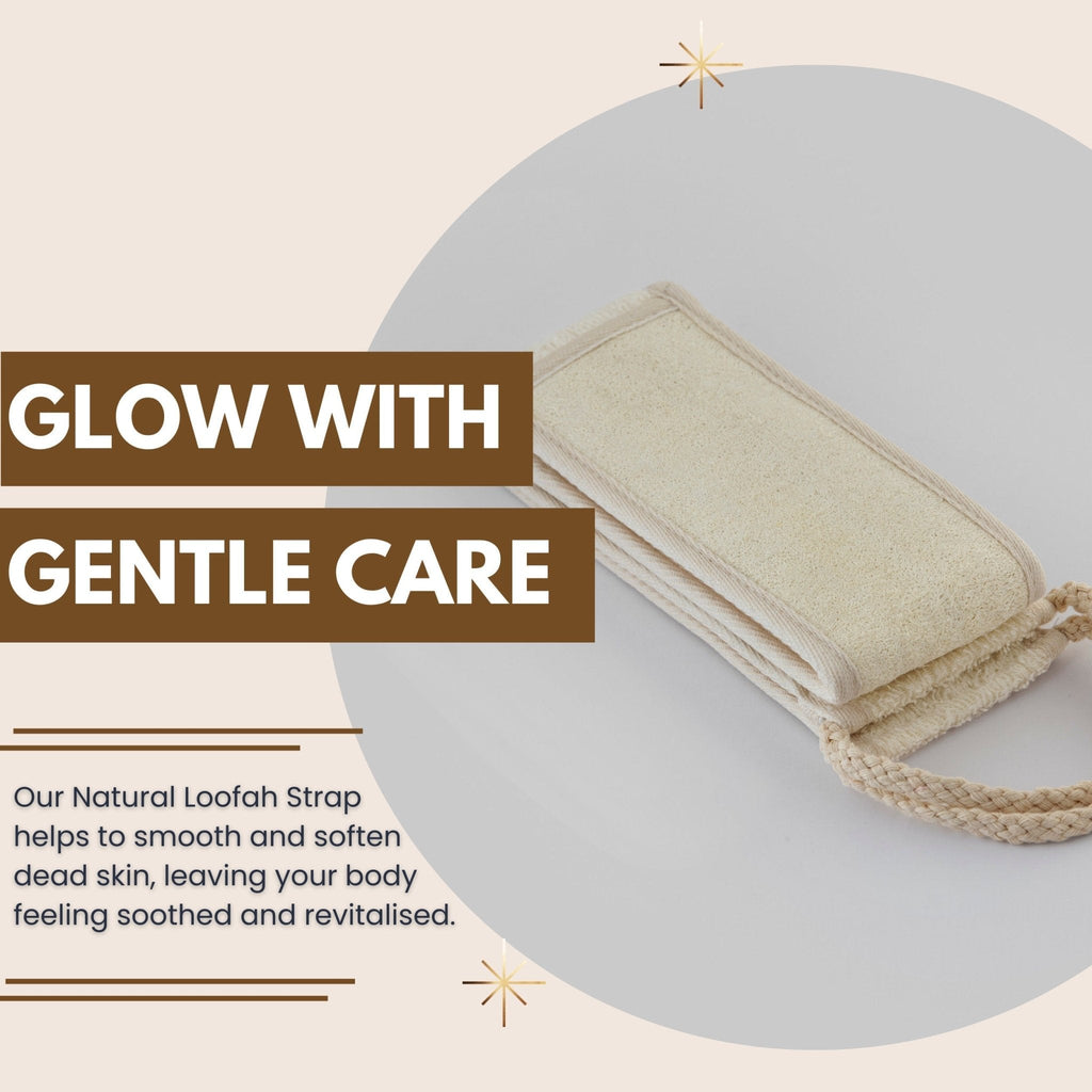 Eco Bath London Natural Loofah Strap - Premium Back Scrubber for Deep Exfoliation by Eco Bath London | The Hackers Market