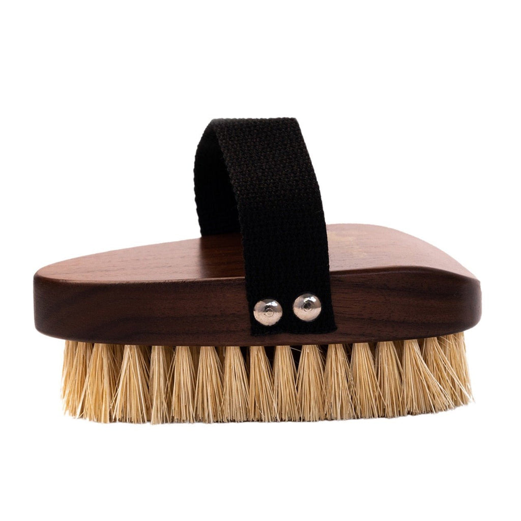 Eco Bath London Natural Sisal Walnut Hand Brush - Luxury Hand Brush for Dry Brushing by Eco Bath London | The Hackers Market
