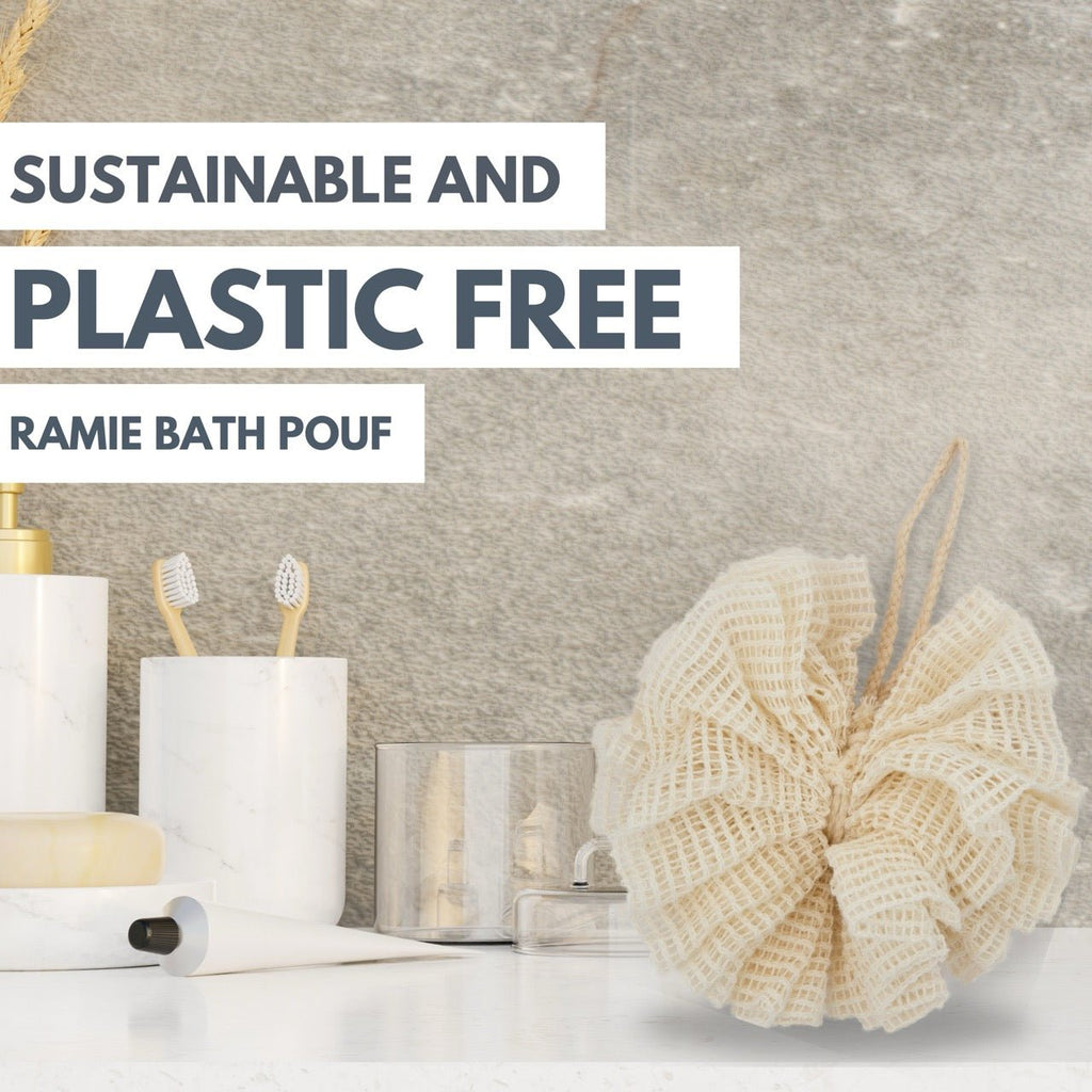 Eco Bath London Ramie Bath Puff - Soft Body Scrubber Bath Sponge by Eco Bath London | The Hackers Market