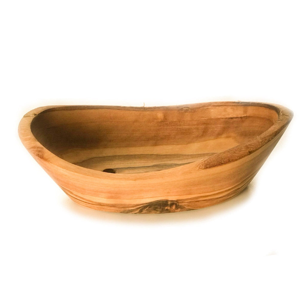 Eco Bath Soap Dish - Olive Wood Bath Shape