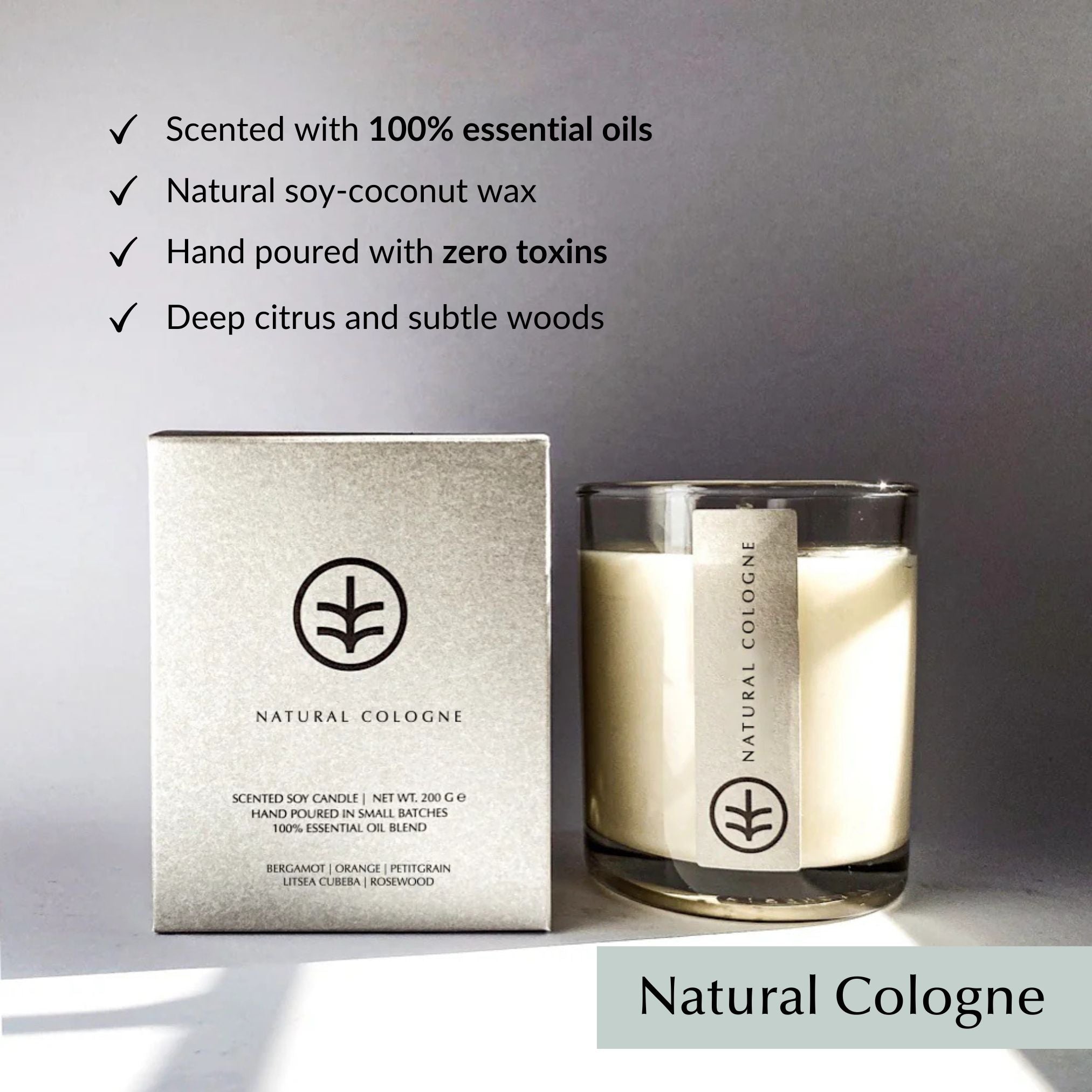 Non-Toxic Organic Candle (Hand Poured) by Ethical Bedding™ | The Hackers Market