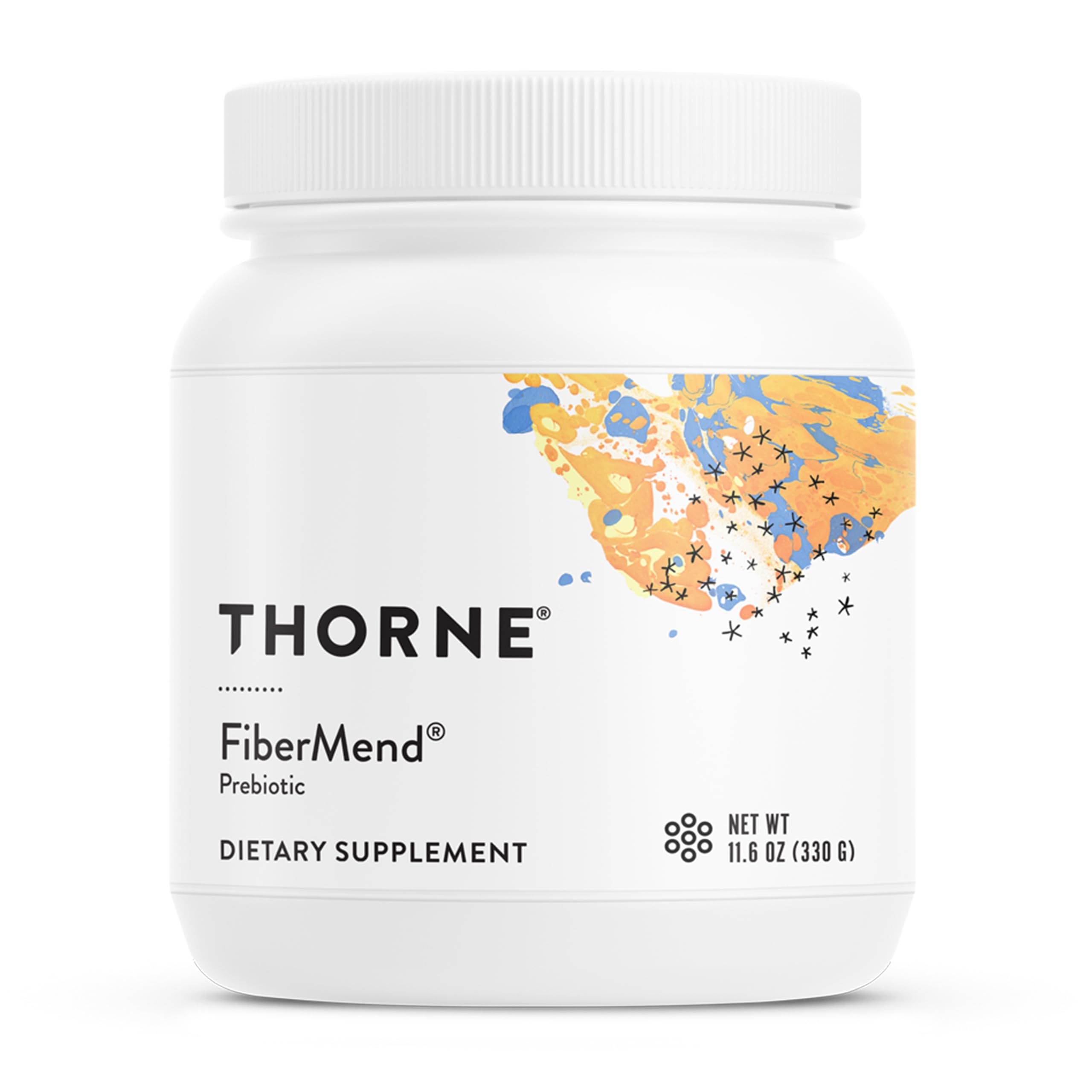 THORNE FiberMend - Prebiotic Fiber Powder for Regularity & Balanced GI Flora - 11.6 oz