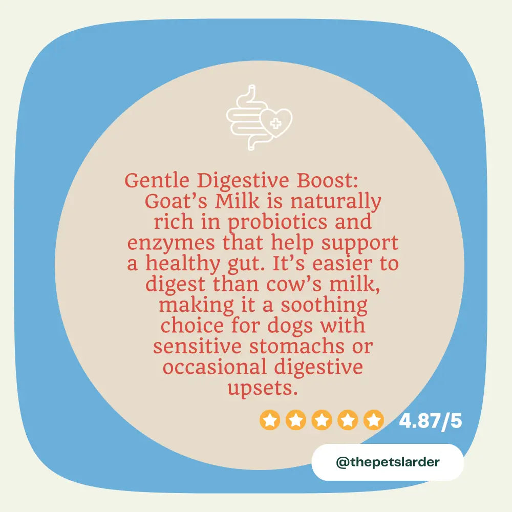 Goats Milk Powder for Dogs A Natural Probiotic by The Pets Larder | The Hackers Market