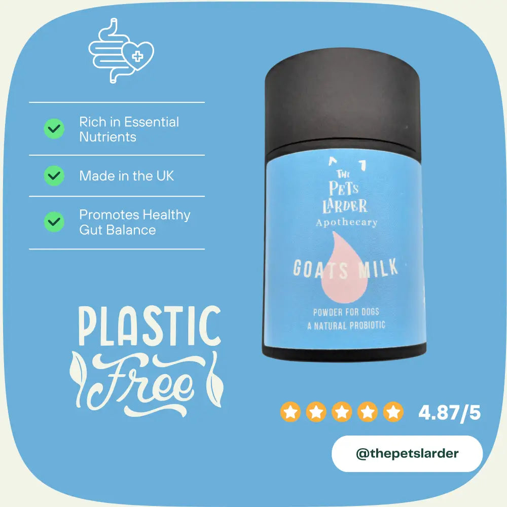 Goats Milk Powder for Dogs A Natural Probiotic by The Pets Larder | The Hackers Market