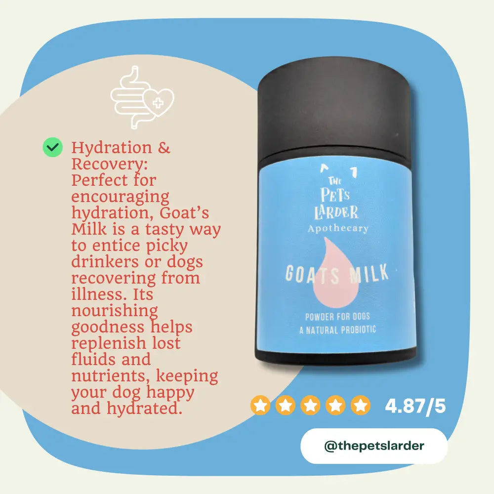 Goats Milk Powder for Dogs A Natural Probiotic by The Pets Larder | The Hackers Market