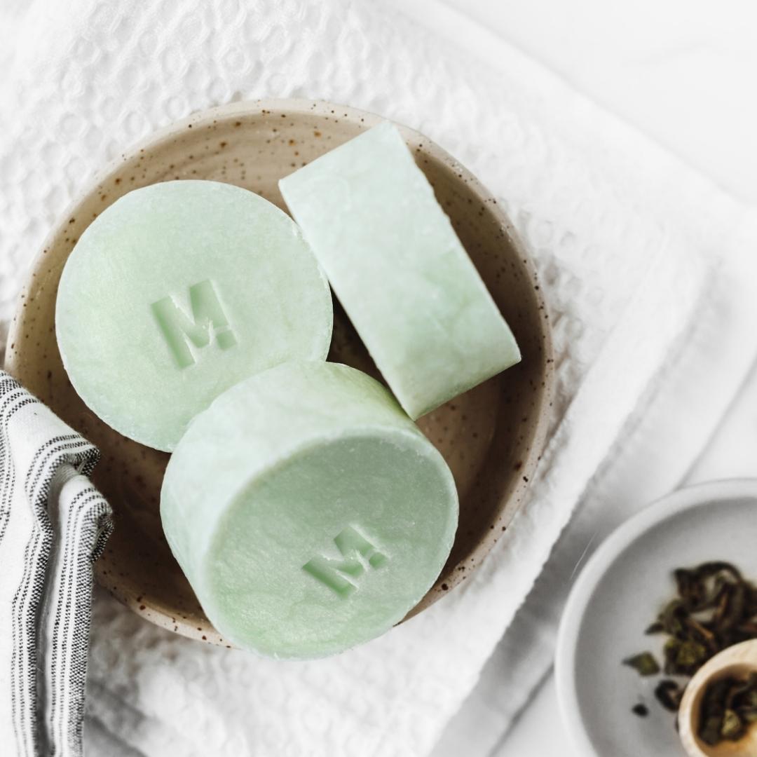 GREEN TEA: Washing Bar for body, hair & beard 85g by MINISTERSTWO | The Hackers Market