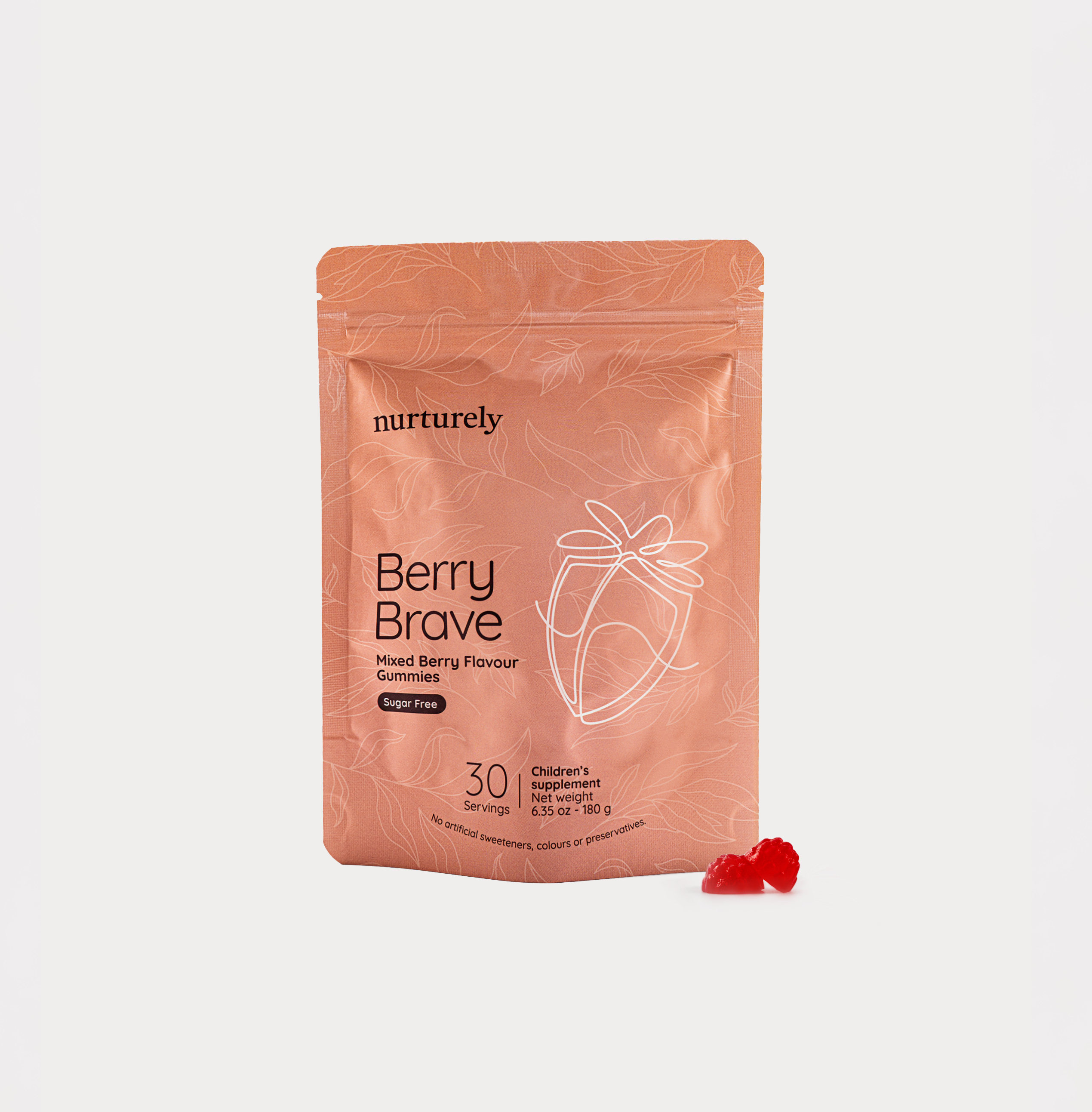 Berry Brave Natural Immunity Vitamin Chews for Kids 3+ by Nurturely | The Hackers Market