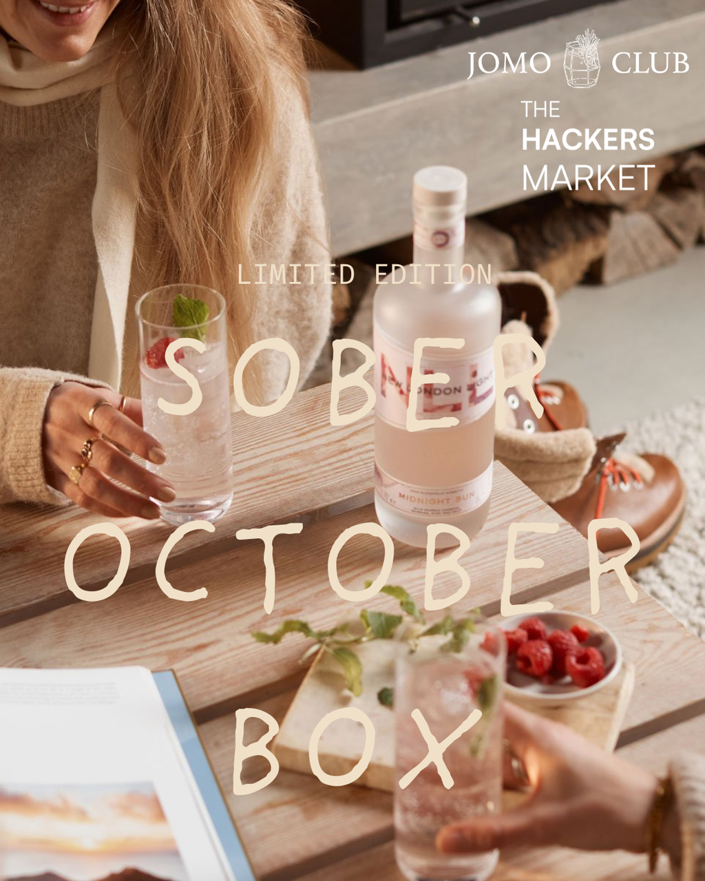 Sober October Collaboration: Hackers Market X JOMO Sober October Box