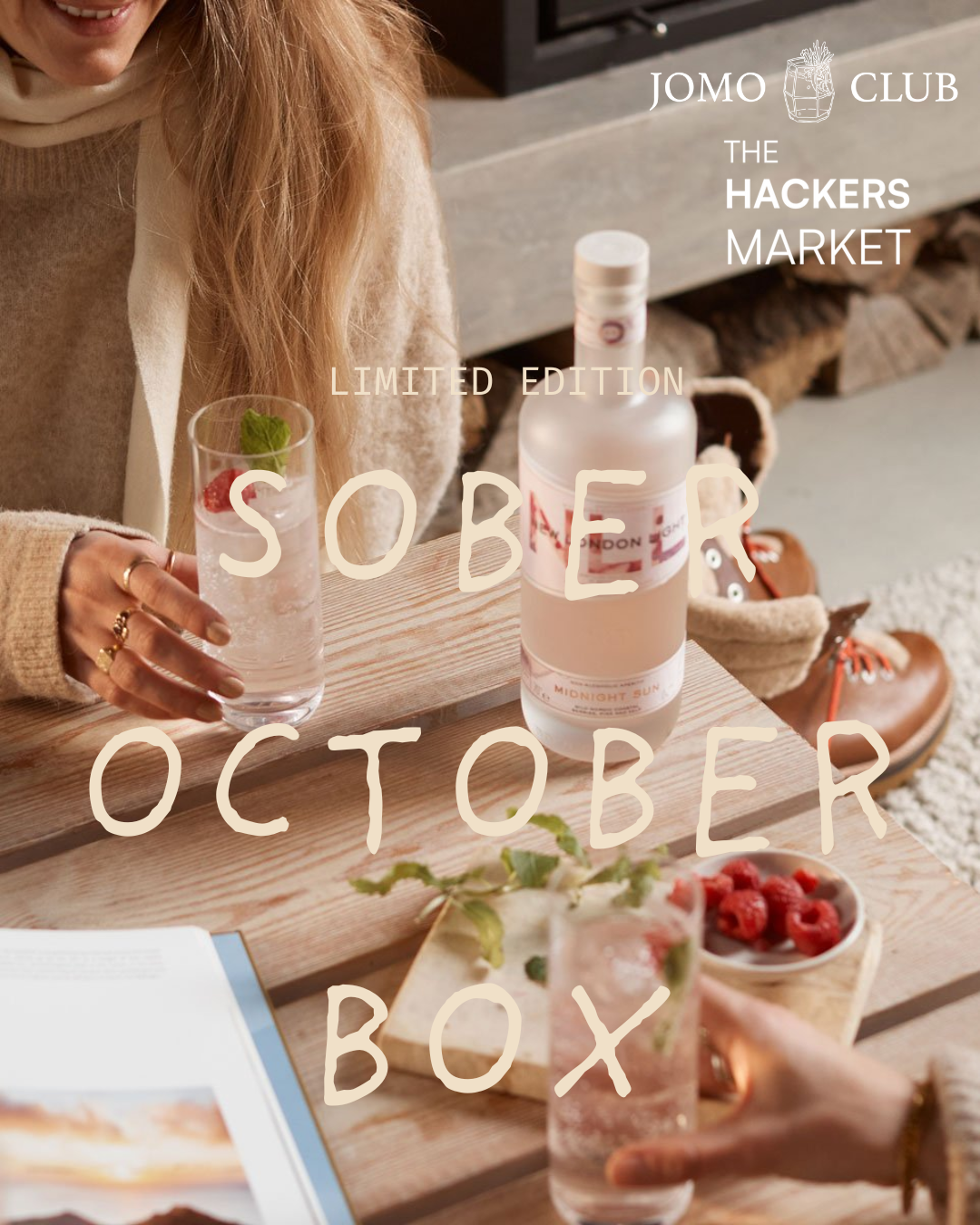Sober October Collaboration: Hackers Market X JOMO Sober October Box
