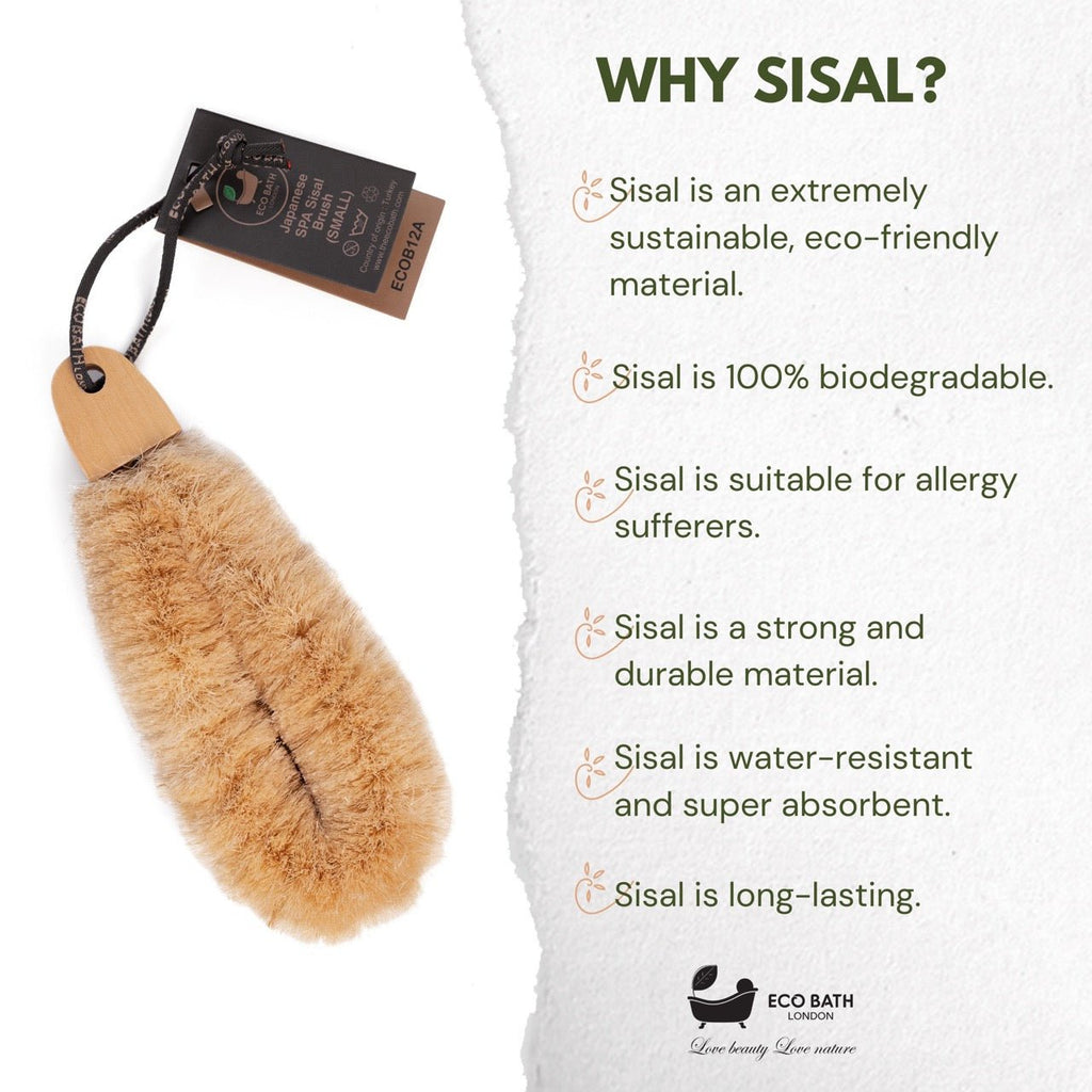 Japanese SPA Sisal Brush by Eco Bath London | The Hackers Market