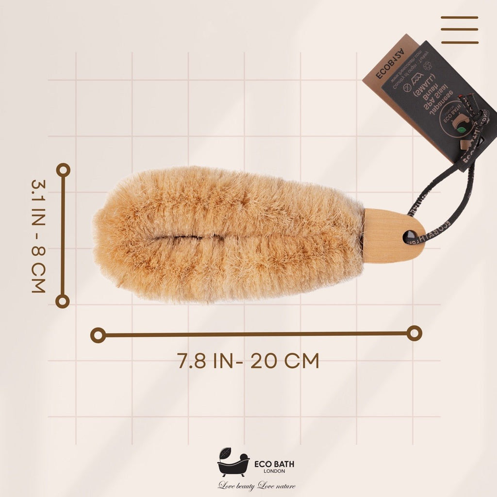 Japanese SPA Sisal Brush by Eco Bath London | The Hackers Market