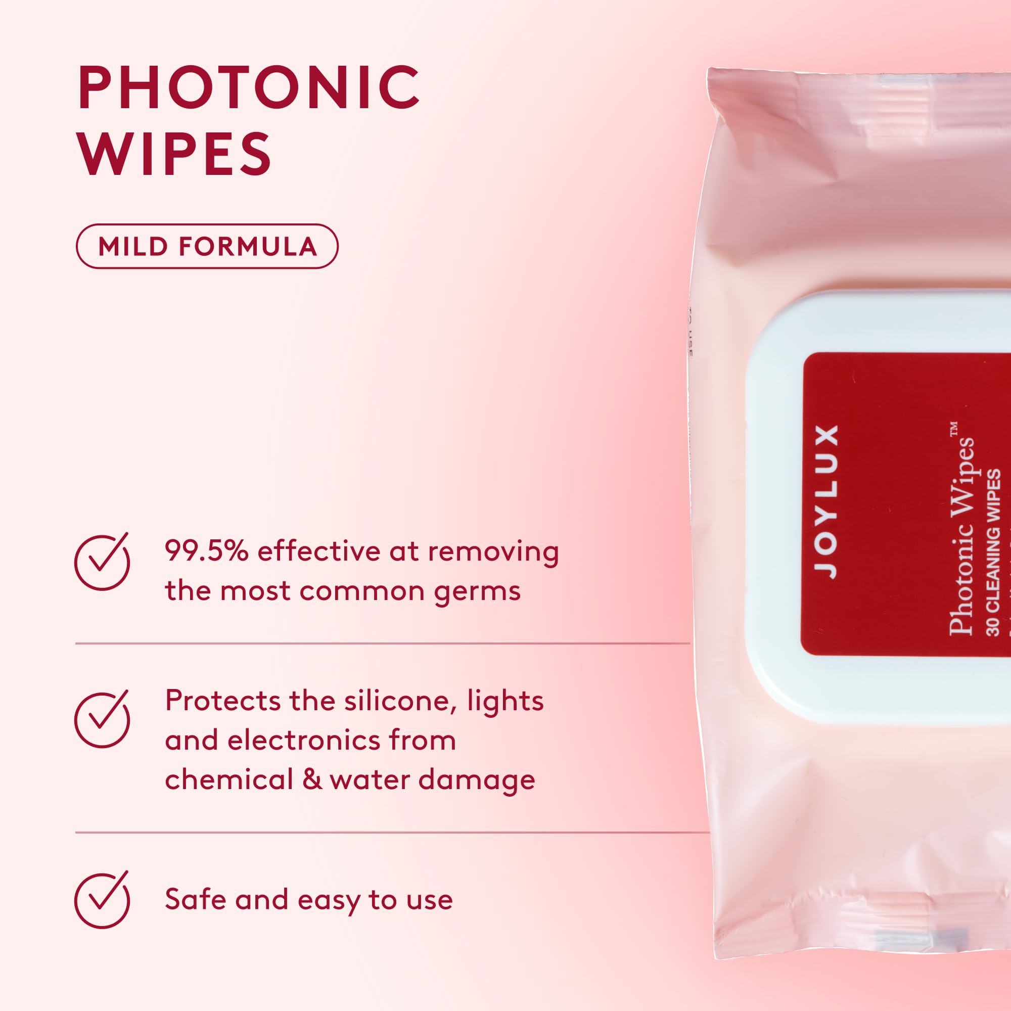 Joylux vFit 3-Pack: Red Light Device with Photonic Gel & Wipes for Home Feminine Wellness by Joylux | The Hackers Market