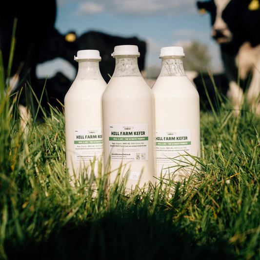 HILL FARM KEFIR 1 litre x 7 Bottle Bundle (INCLUDES COURIER DELIVERY)