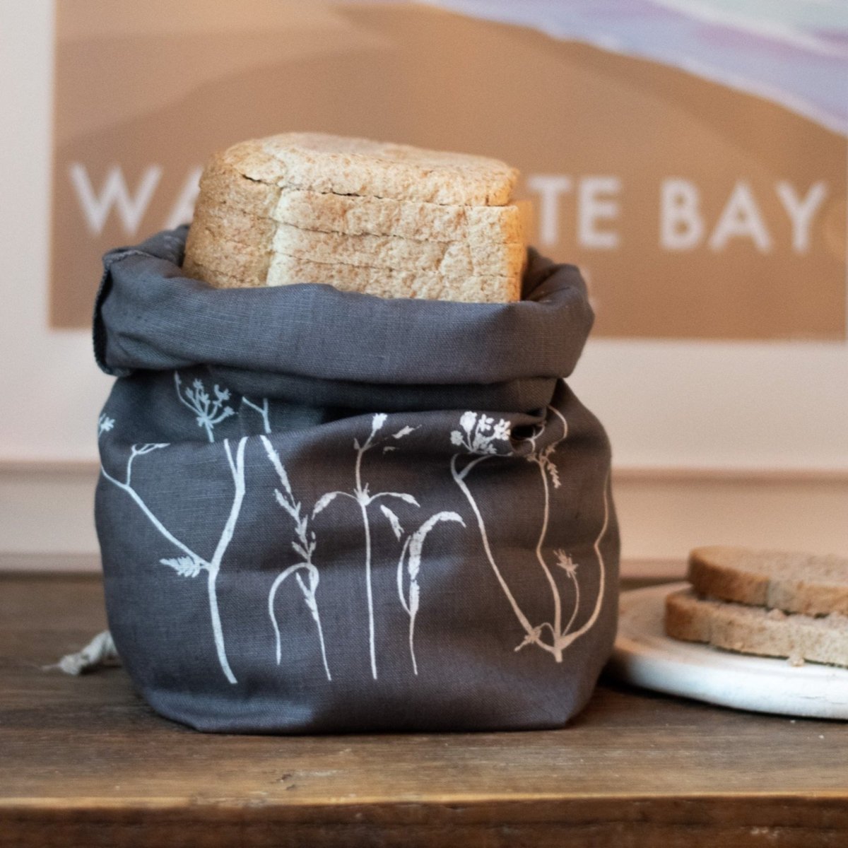 Linen Bread Bag - Hedgerow Collection
