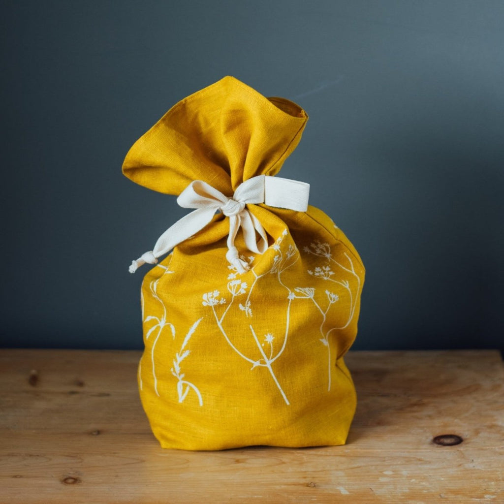 Linen Bread Bag - Hedgerow Collection