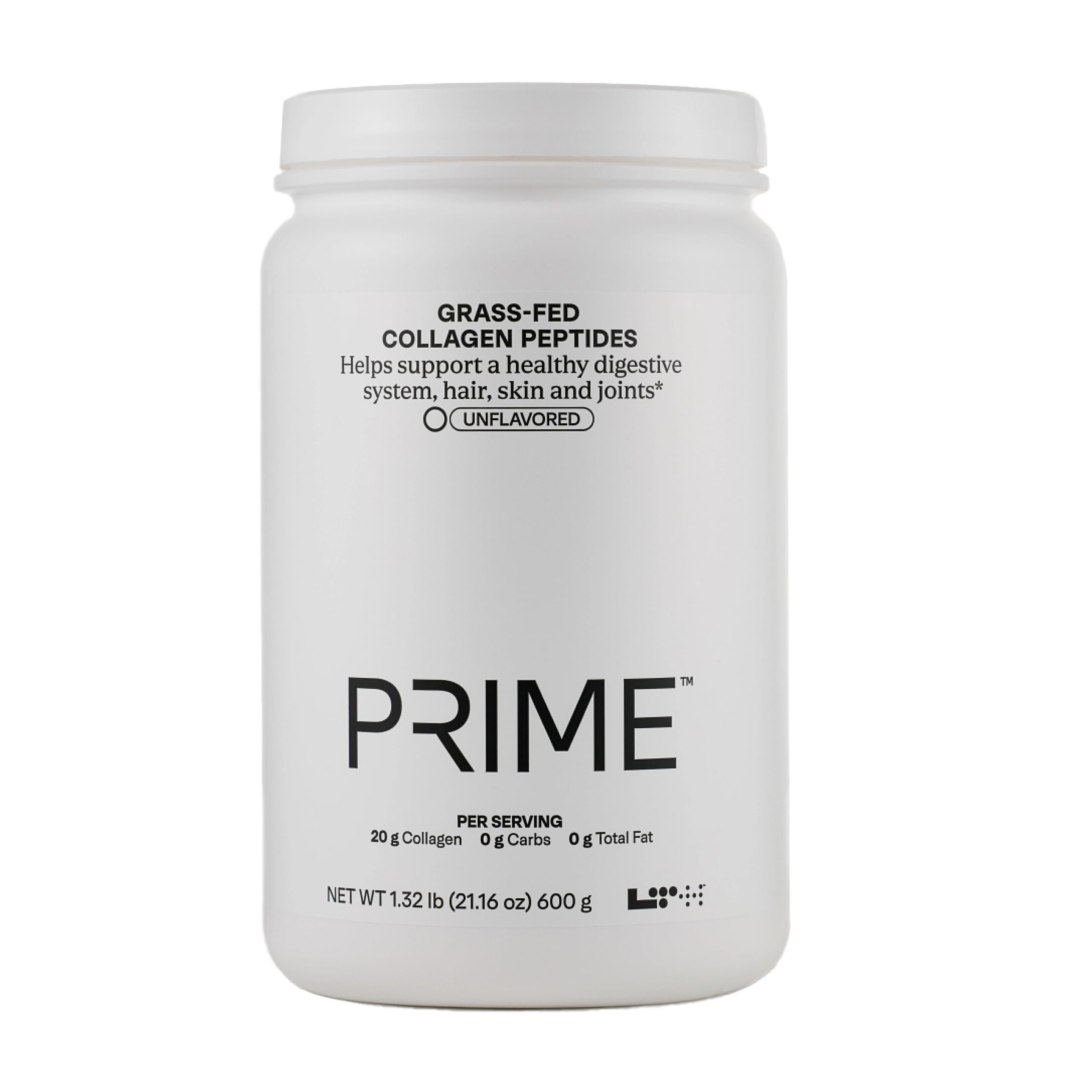 LTH Prime Collagen Peptides - Grass-Fed, Unflavored - 30 Servings