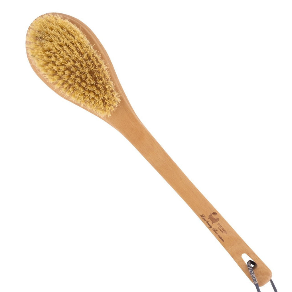 Natural Sisal or Bristle Body Brush for Dry Brushing and Showers by Eco Bath London | The Hackers Market