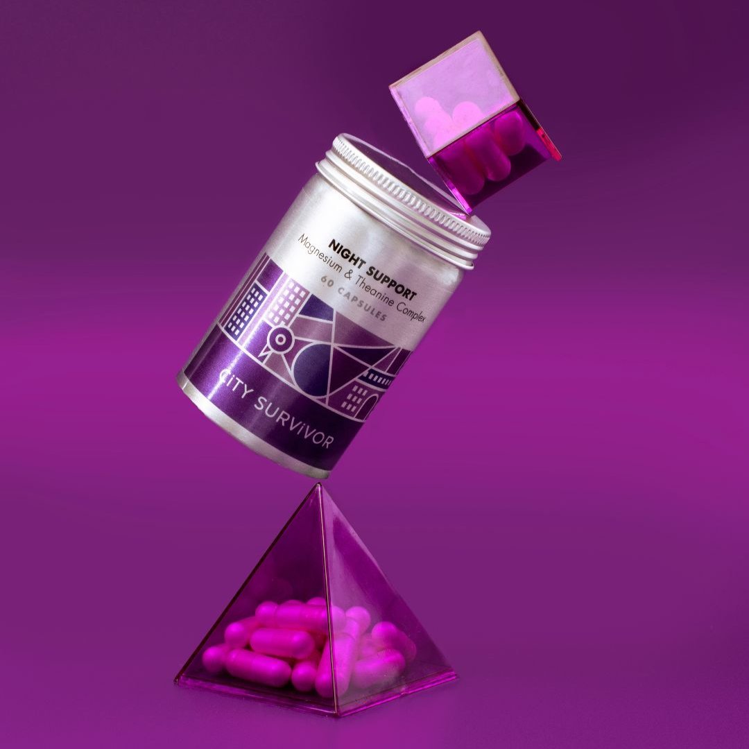 City Survivor Night Support - Magnesium and L-Theanine supplement by City Survivor | The Hackers Market
