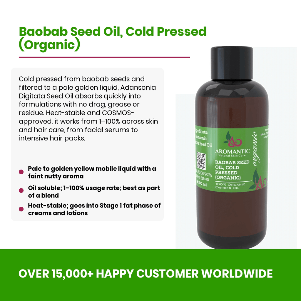 Organic Baobab Seed Oil