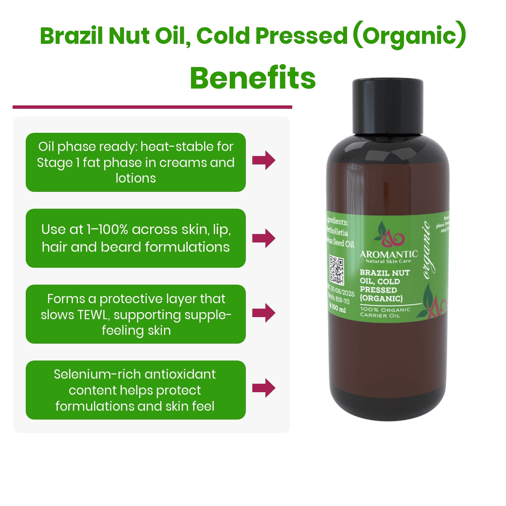 Organic Brazil Nut Oil