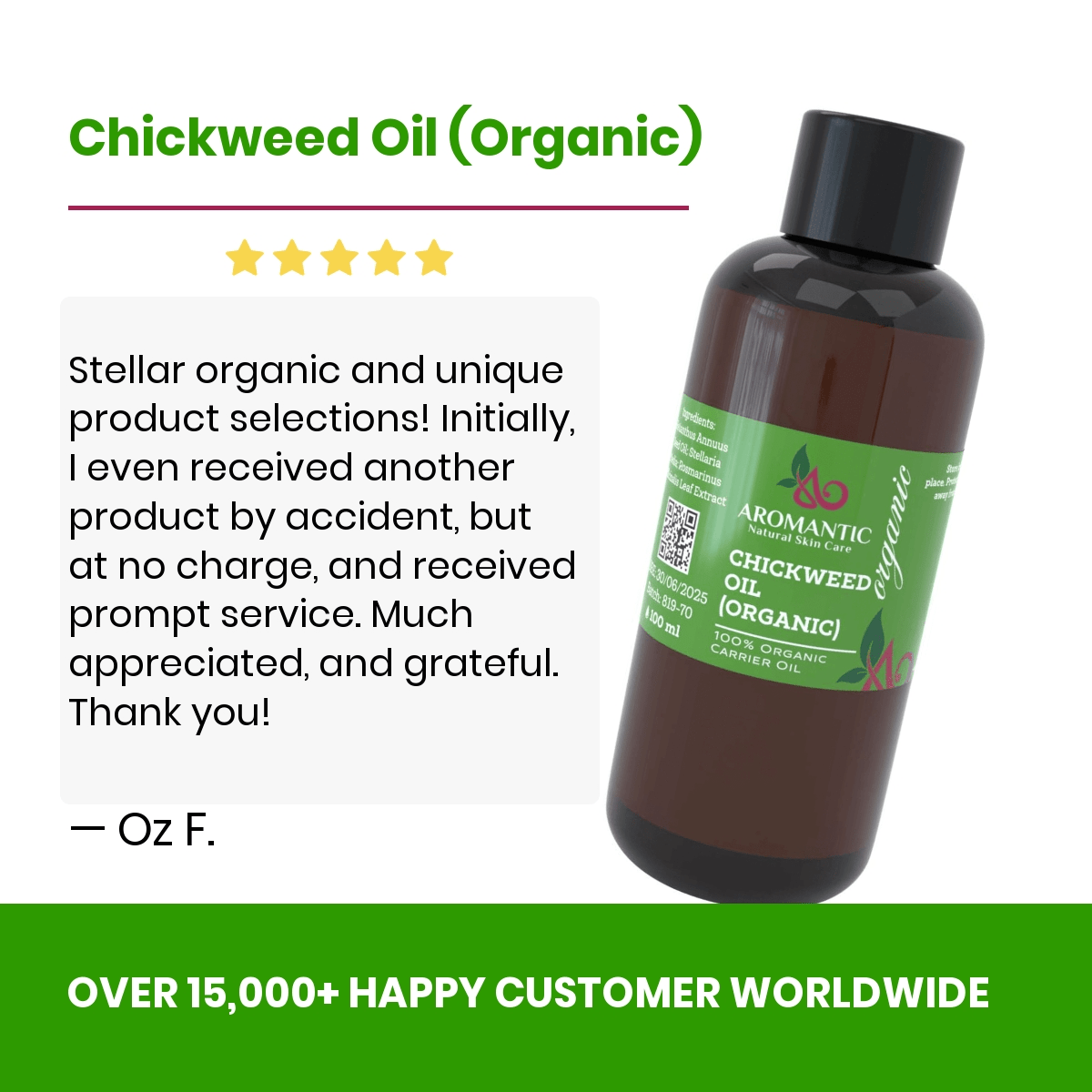 Organic Chickweed Oil
