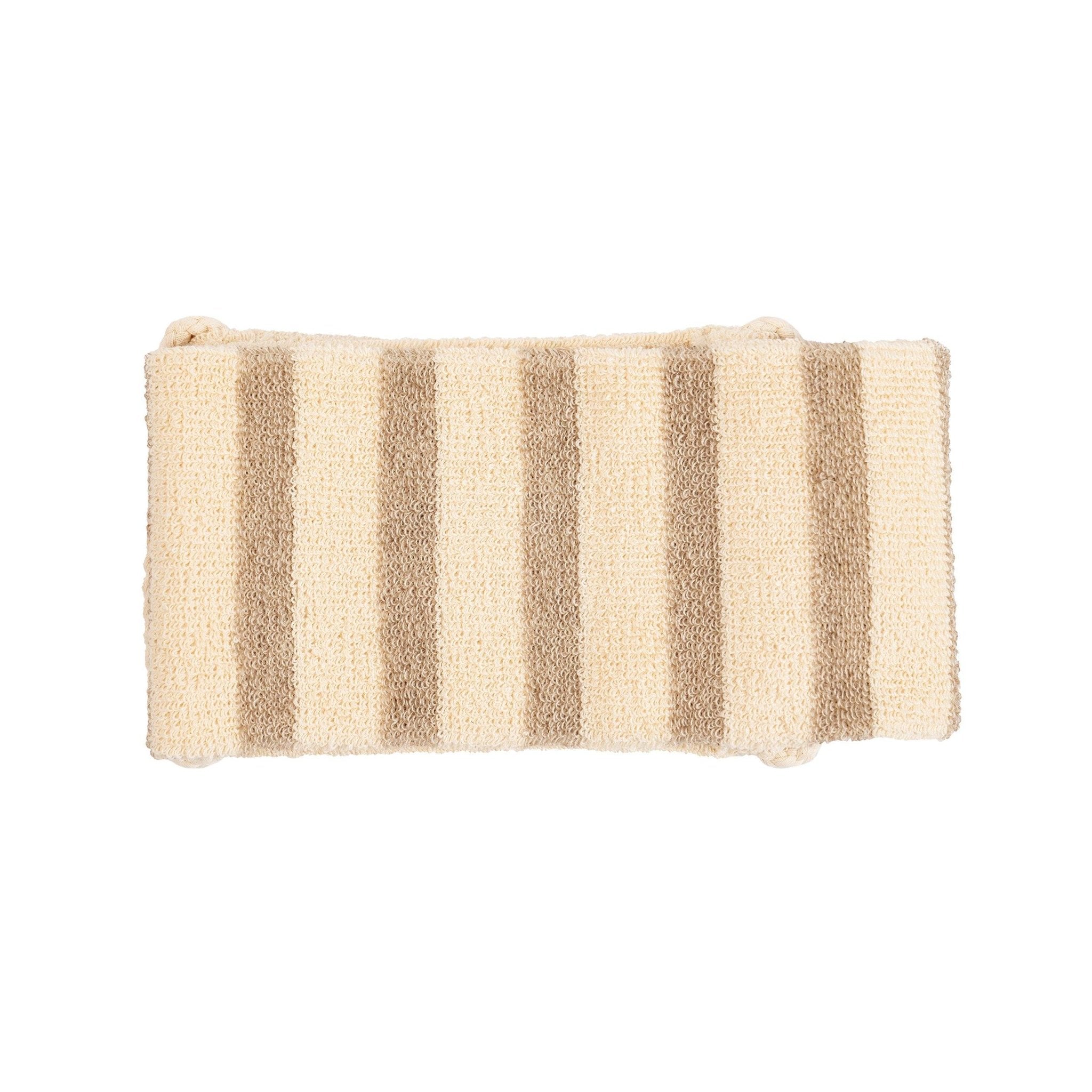 Organic Cotton & Linen Back Strap and Glove