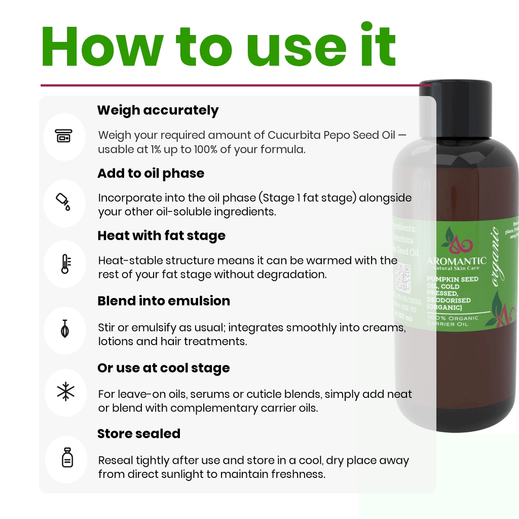 Organic Pumpkin Seed Oil