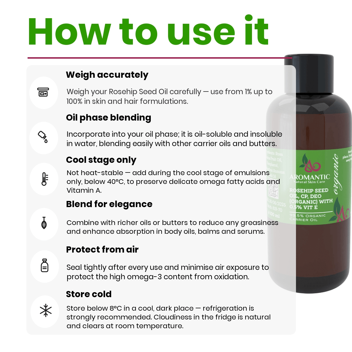 Organic Rosehip Seed Oil