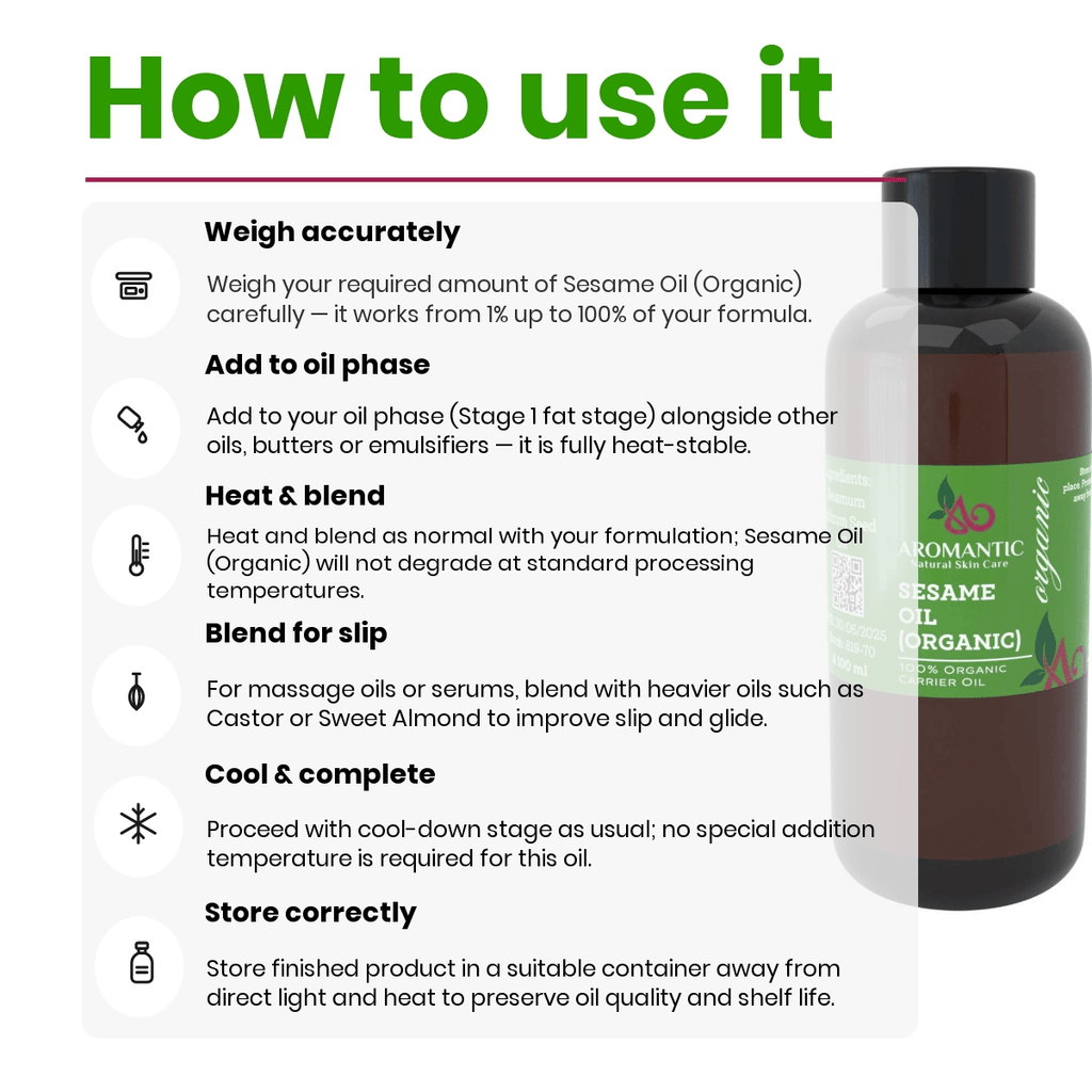 Organic Sesame Oil