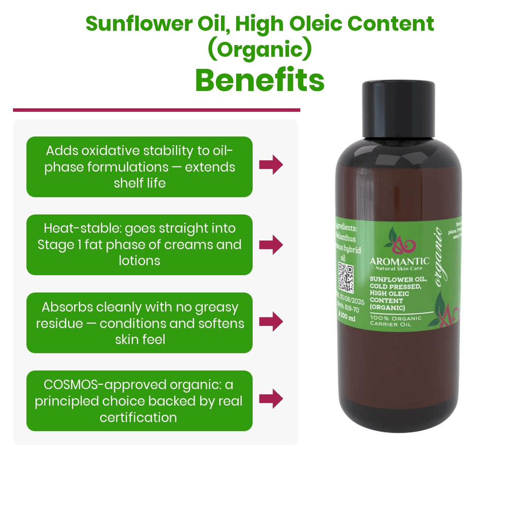 Organic Sunflower Oil High Oleic