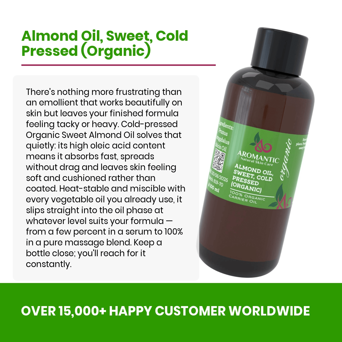 Organic Sweet Almond Oil